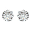 14k Rose Gold & 14K Yellow 2 CTW Diamond Cluster Earrings