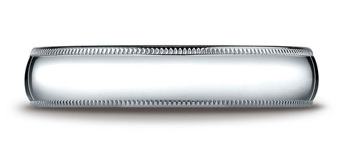 Benchmark-10K-White-Gold-5mm-Slightly-Domed-Traditional-Oval-Wedding-Band-Ring-with-Milgrain--Size-4.25--35010KW04.25