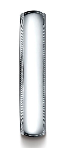 Benchmark-14K-White-Gold-5mm-Slightly-Domed-Traditional-Oval-Wedding-Band-Ring-with-Milgrain--Size-4.5--35014KW04.5