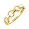 Chain Link Ring in 14k Yellow Gold, Size 7