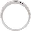 14k White Gold Diamond Anniversary Band, Size 7