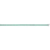 14k White Gold Emerald Line Bracelet