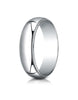 Benchmark-14K-White-Gold-6mm-Slightly-Domed-Traditional-Oval-Wedding-Band-Ring-with-Milgrain--Size-4--36014KW04