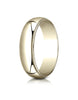Benchmark-14K-Yellow-Gold-6mm-Slightly-Domed-Traditional-Oval-Wedding-Band-Ring-with-Milgrain--Size-4--36014KY04