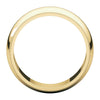 14k Yellow Gold 7mm Milgrain Wedding Band, Size 11