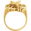 14k Yellow Gold Freeform Ring, Size 6