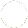Yellow Gold Filled 1mm Solid Cable 16" Chain