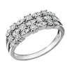 14k White Gold 1/4 ctw. Diamond Anniversary Band, Size 7