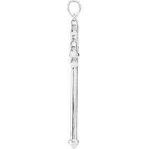 14k White Gold Mother's Key® Pendant
