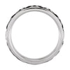 Cobalt 9mm Black PVD Cross Design Band 14