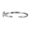 14k White Gold 3 CTW Diamond Bangle Bracelet