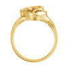 14k Yellow Gold Freeform Ring, Size 6
