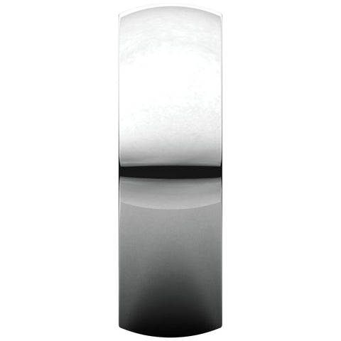 14k White Gold 7mm Heavy Comfort Fit Band, Size 9