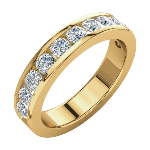 14k Yellow Gold Anniversary Band, Size 6