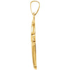 14k Yellow Gold 27x13.8mm Cross Pendant
