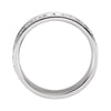 14k White Gold 6.75mm Handwoven Band Size 9