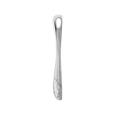 14k White Gold Hammered Teardrop Pendant