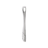 14k White Gold Hammered Teardrop Pendant