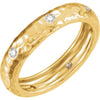 14k Rose Gold 1/6 ctw. Diamond Ring, Size 7