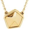 14K Yellow Gold Geometric 18-Inch Necklace