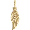 Posh Mommy Wing Charm in 14k Yellow Gold