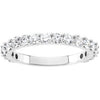 14k White Gold 1 CTW Diamond Band, Size 7
