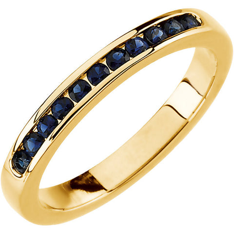 14k Yellow Gold Anniversary Band, Size 6
