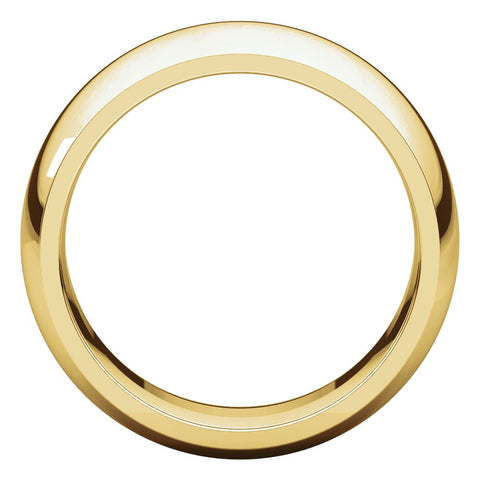 14k Yellow Gold 8mm Comfort Fit Band, Size 12.5