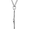 Sterling Silver 18.25 Round St. Jude Thaddeus Medal 18" Necklace