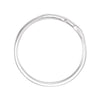 Sterling Silver The Rugged Cross® Chastity Ring with Packaging Size 7
