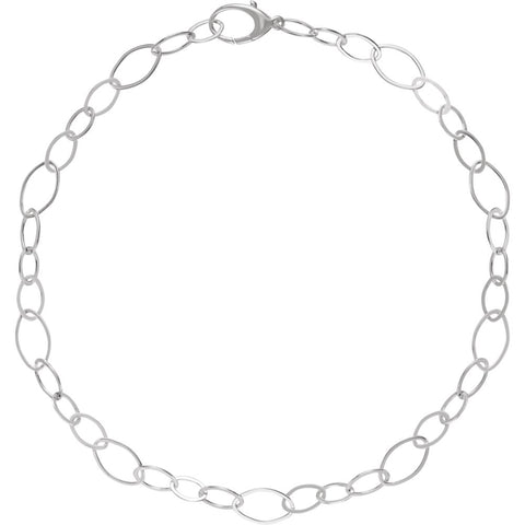 11mm Sterling Silver Link Chain