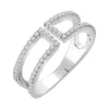 14k White Gold 1/3 ctw. Diamond Ring, Size 7