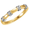 Ladies and 5.5 mm-Men's Fancy Wedding Band Ring (Size 10 )