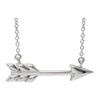 Sterling Silver Arrow 16-18-inch Necklace