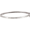 1/4 CTTW Diamond Bangle Bracelet in 14k White Gold