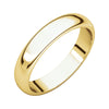04.00 mm Half Round Band in 14K Yellow Gold ( Size 11.5 )