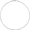 Sterling Silver Wheat Diamond-Cut 16" Chain