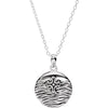 Water Baptism Necklace for Kids with 14-inch Chain in Sterling Silver