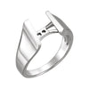 Engagement Peg Remount in 14K White Gold (Size 6)