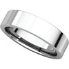 Sterling Silver 5mm Flat Band, Size 7