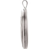 Sterling Silver 26x20mm Oval Breast Cancer Awareness Locket