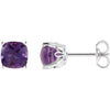 Sterling Silver Amethyst Earrings