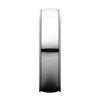 14k White Gold 5mm Light Milgrain Band, Size 7