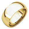 08.00 mm Comfort-Fit Wedding Band Ring in 18K Yellow Gold ( Size 12 )