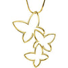 14k White Gold Fashion Butterfly Pendant
