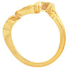 14k Yellow Gold Freeform Ring, Size 6
