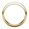 10k Yellow Gold 6mm Half Round Band, Size 8.5