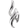 Metal Fashion Pendant in 14k White Gold