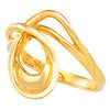 Gold Fashion Ring in 14k Yellow Gold ( Size 6 )