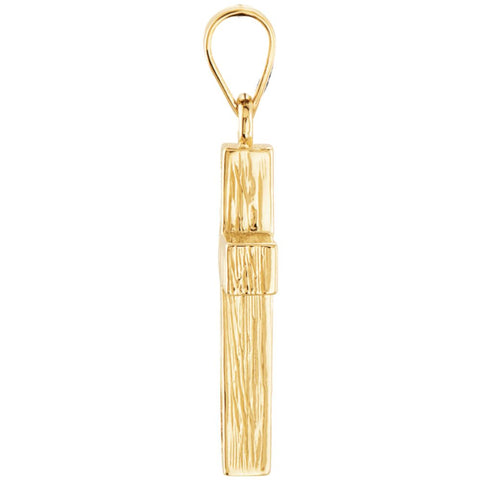 14k Yellow Gold Cross Pendant